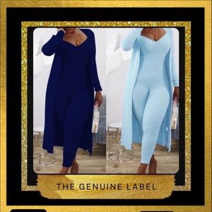 Women one piece set w/ cardigan cover over